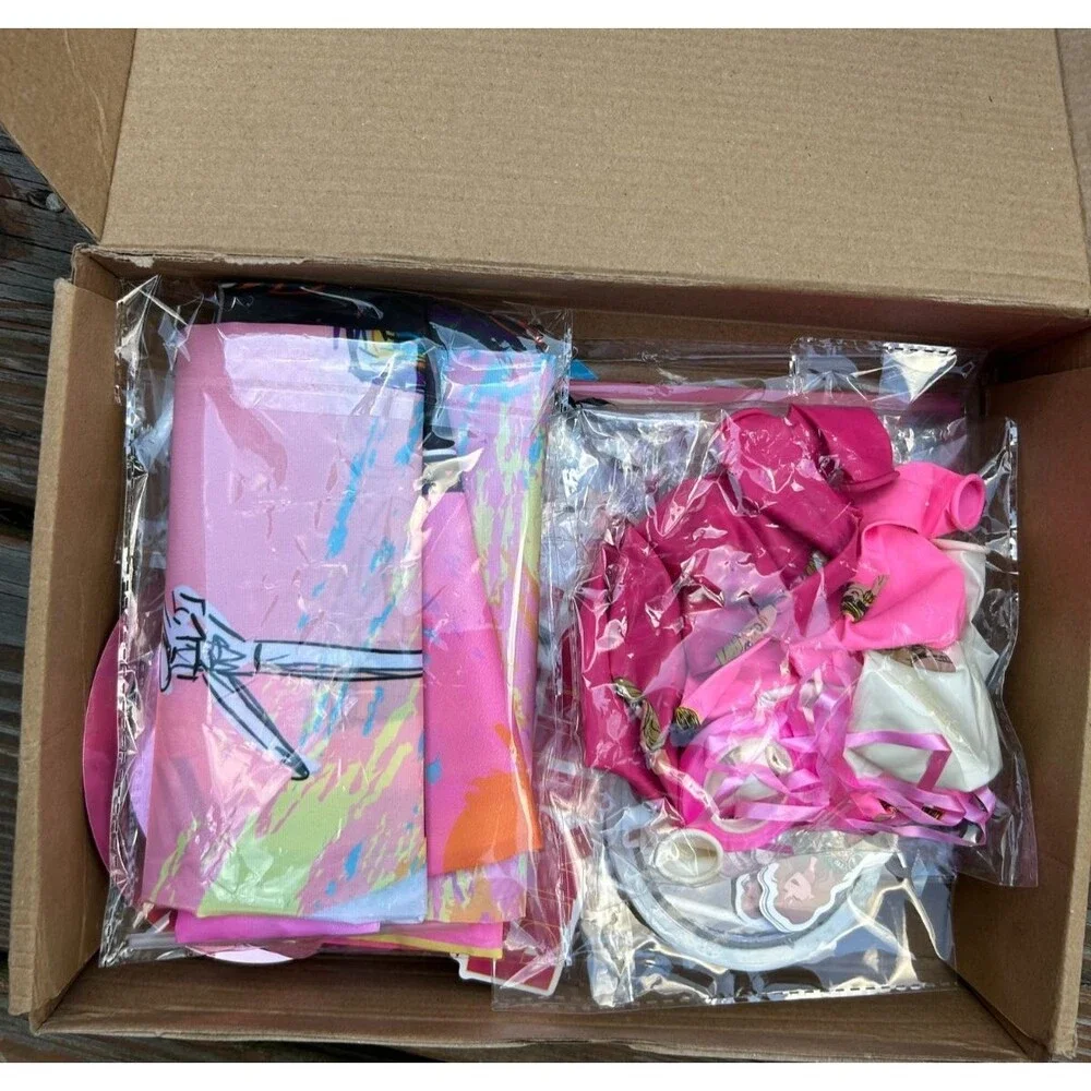 Taylor Swift Birthday Party Supplies-Banner,Tablecloth,Balloons, Toppers, Plates